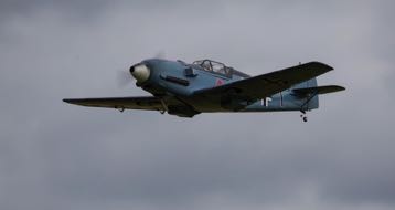 Model aircraft in flight